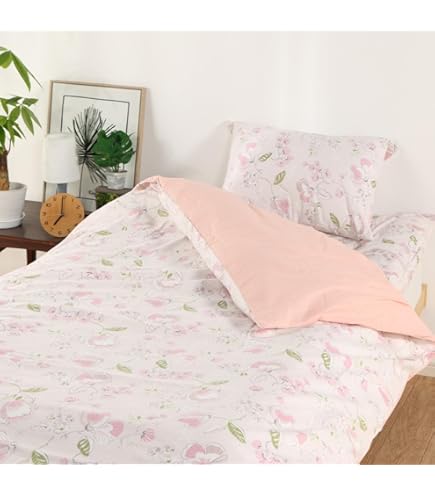 Amazon｜森清/Fab the home リザ 掛け布団カバー シングル 花柄 掛